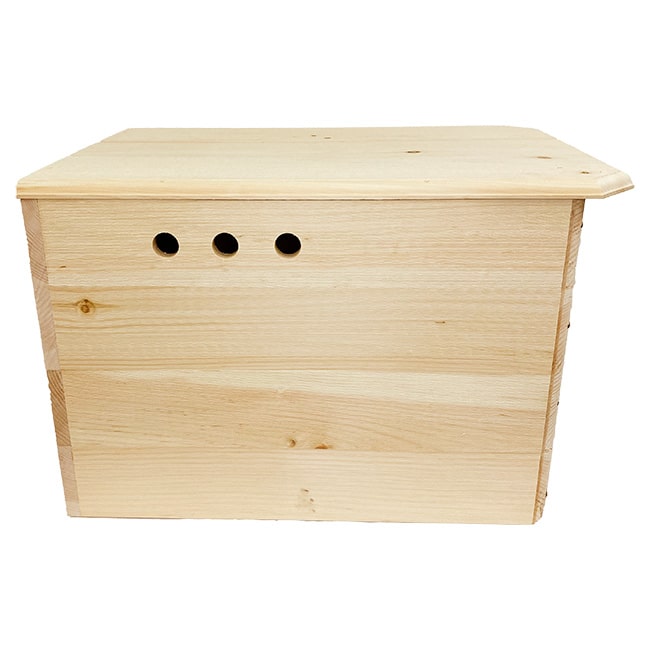 Owl House: The Owl Chateau, A Barn Owl’s Dream Home vent holes view