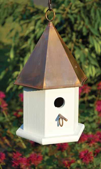 Birdhouse, Copper Songbird Deluxe