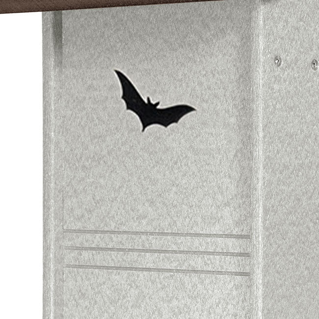 Bat House, The Batcave Lite, Amish made bat house front detail of simple bat house