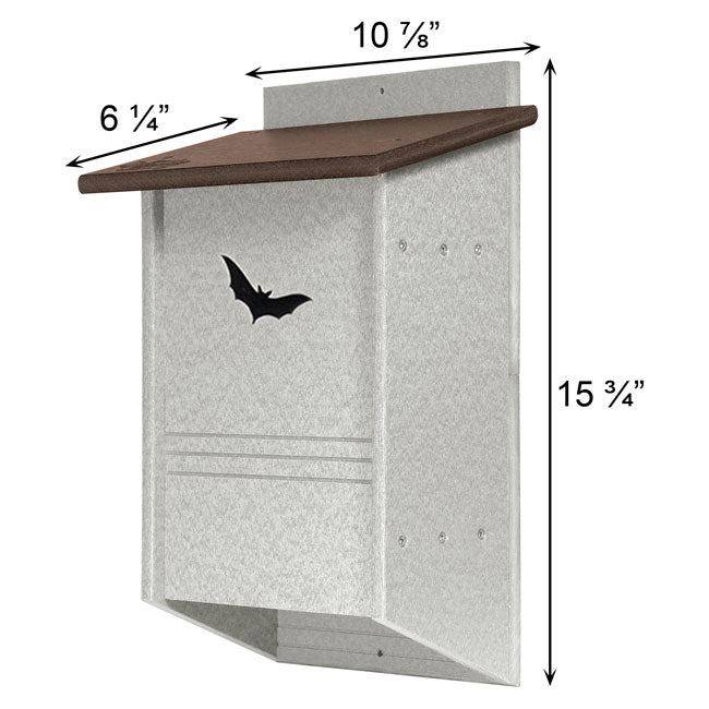 Bat House, The Batcave Lite, Amish made bat house measurements