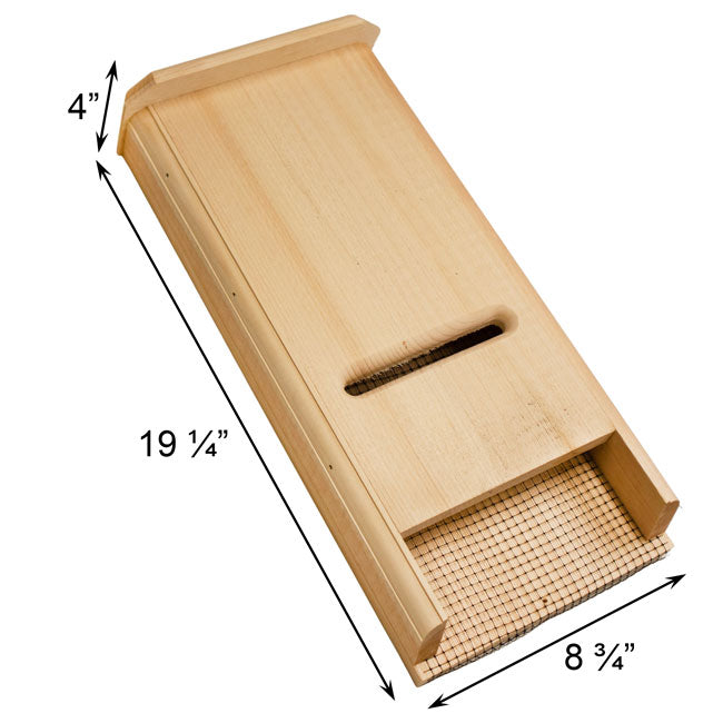 measurements for Bat House - It's The "Bat"chelor Pad  www.wingandhive.com