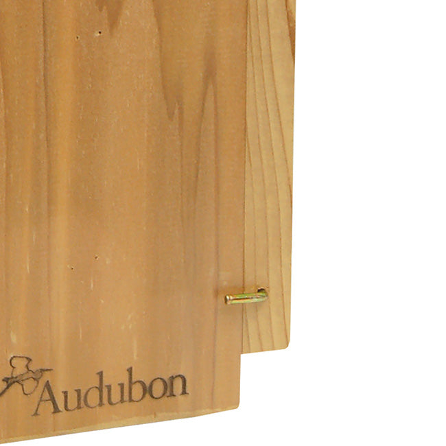 close up of hook Birdhouse for Woodpeckers - Made in USA www.wingandhive.com