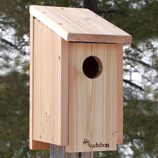 Birdhouse for Woodpeckers - Made in USA www.wingandhive.com