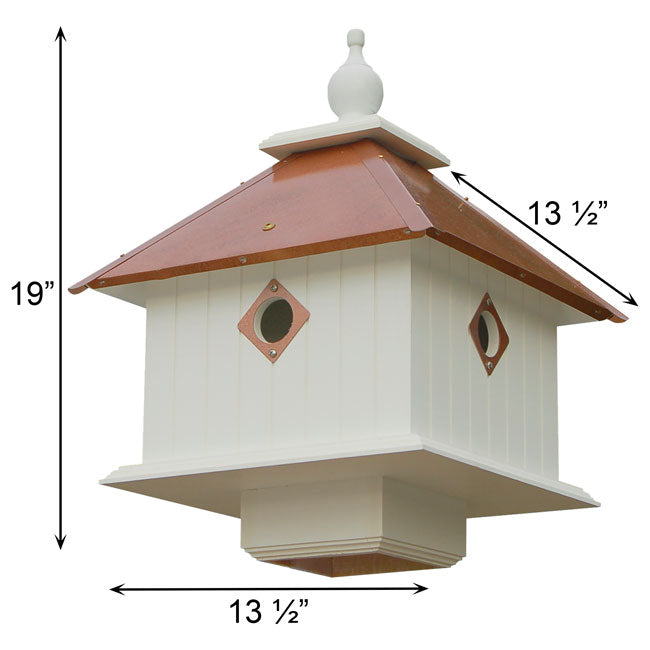 Birdhouse, The Carriage House | Pollinator Shelter in Cedar | Wing and Hive