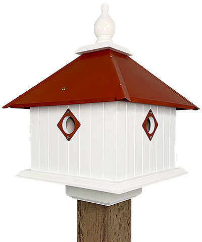 Birdhouse, The Carriage House | Pollinator Shelter in Cedar | Wing and Hive