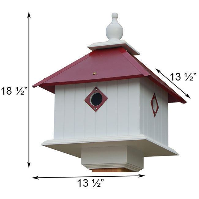 Birdhouse, The Carriage House | Pollinator Shelter in Cedar | Wing and Hive