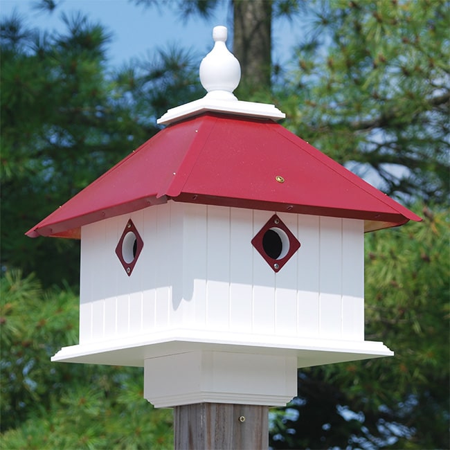 Birdhouse, The Carriage House | Pollinator Shelter in Cedar | Wing and Hive