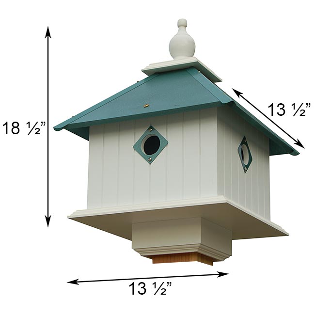 Birdhouse, The Carriage House | Pollinator Shelter in Cedar | Wing and Hive