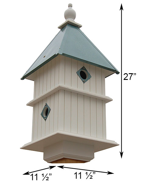 Birdhouse, The Holly | Pollinator Shelter in Cedar | Wing and Hive