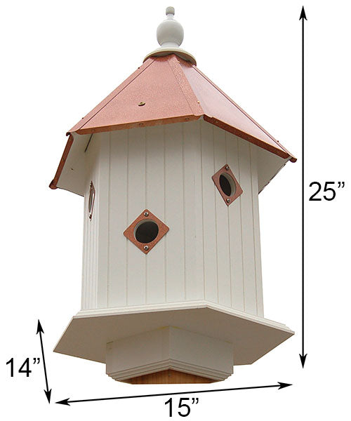 Birdhouse, The Magnolia Manor | Pollinator Shelter in Cedar | Wing and Hive