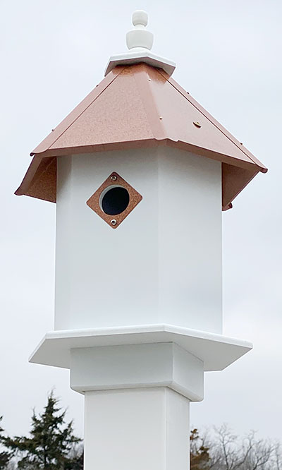 Birdhouse for Song Birds, Three Color Options www.wingandhive.com