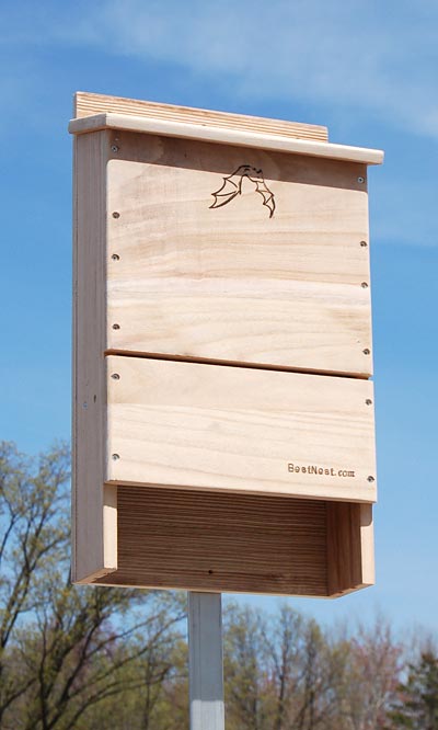 Bat House, The Deeply Grooved One (sized for up to 250 bats)