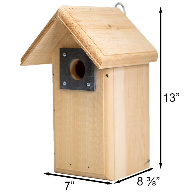 Birdhouse - the Chirp Chalet | Pollinator Shelter in Cedar | Wing and Hive