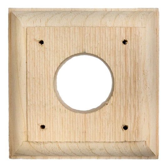 Birdhouse Hole Protector, 1.5" dia. hole, Wood