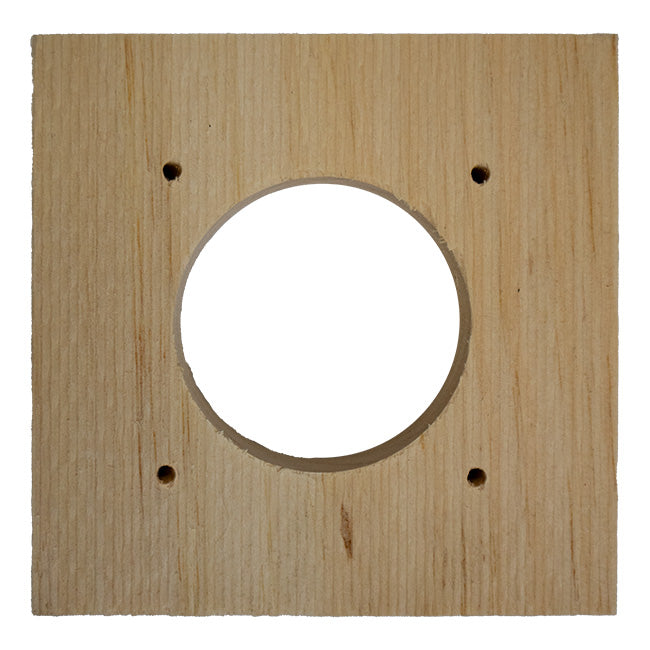 Birdhouse Hole Protector, 2" dia. hole, Wood