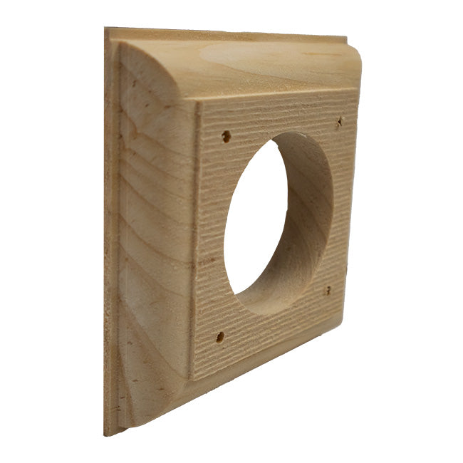 Birdhouse Hole Protector, 2" dia. hole, Wood