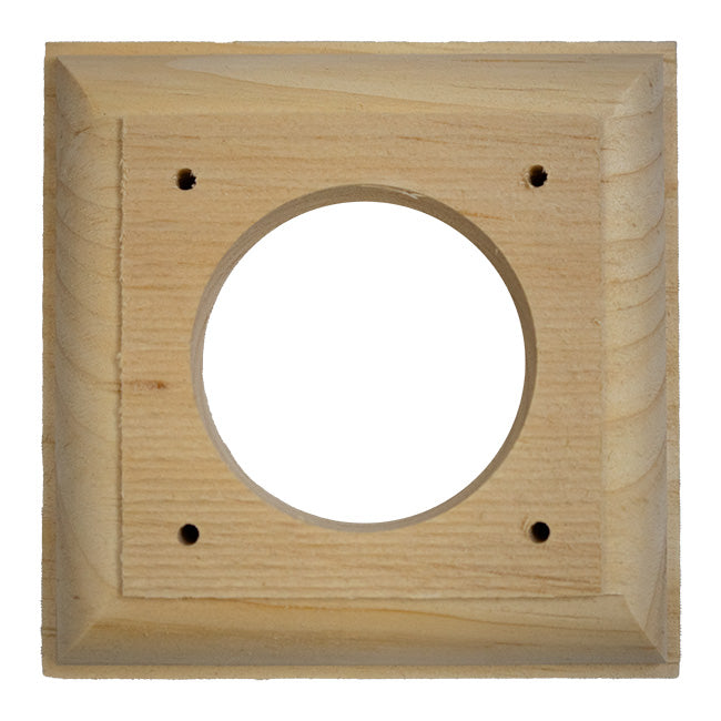 Birdhouse Hole Protector, 2" dia. hole, Wood