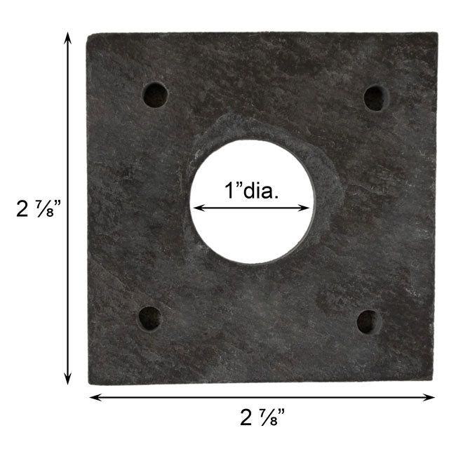 Birdhouse Hole Protector, 1" dia. hole, Slate