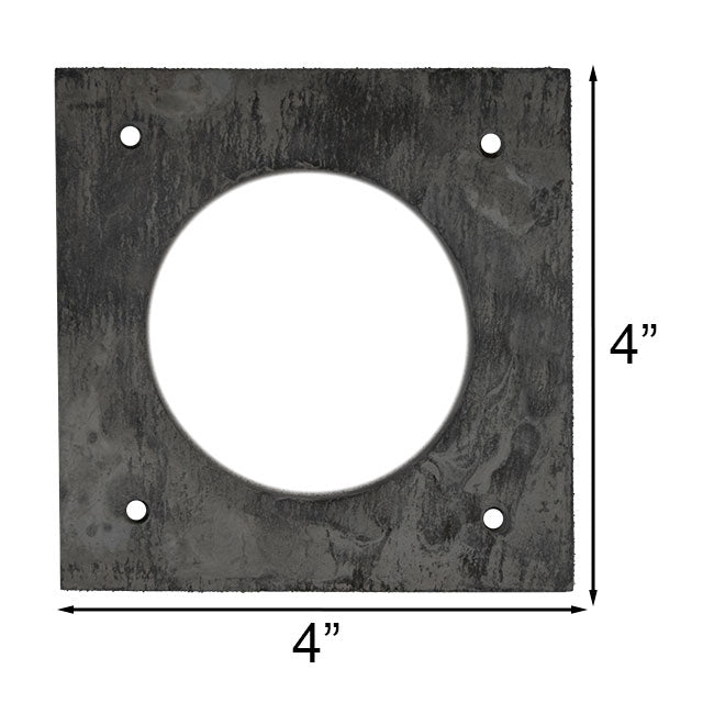 Birdhouse Hole Protector, 2.5" dia. hole, Slate