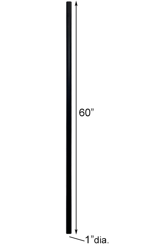 Tubular Steel Pole Section, 60"