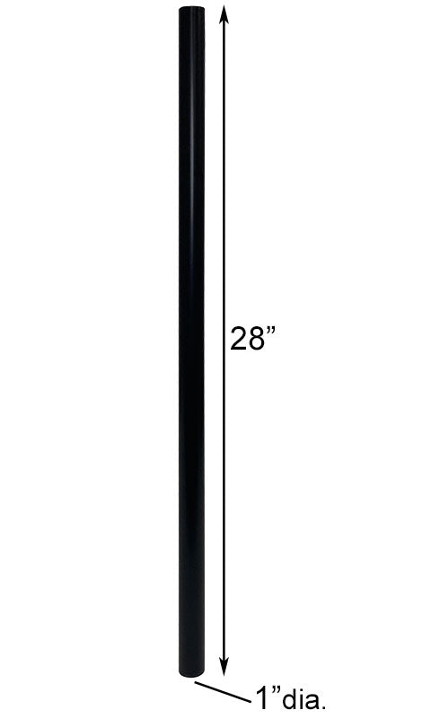 Tubular Steel Pole Section, 28"