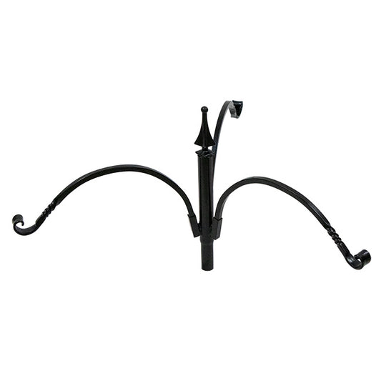 Steel Three Arm Decorative Twist Hanger Assembly