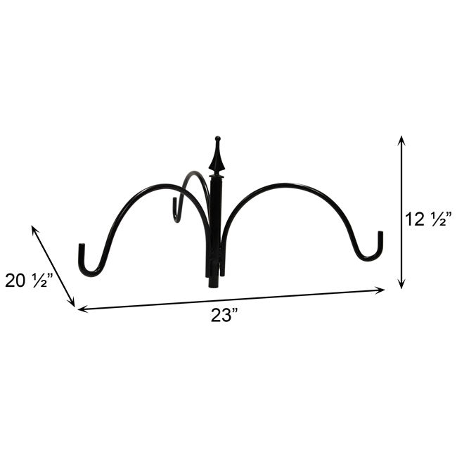 Steel Three Arm Pole Top Hanger Assembly