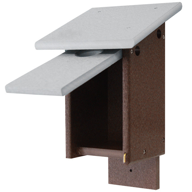 Birdhouse for Bluebirds, The Amish Made One | Pollinator Shelter in Cedar | Wing and Hive