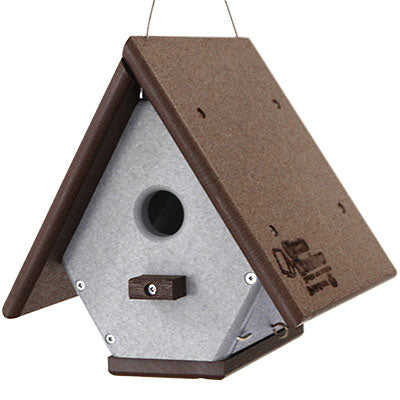 Birdhouse for Wrens and Chickadees - Amish Made www.wingandhive.com