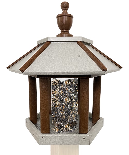 Bird Feeder, The Gazebo | Pollinator Shelter in Cedar | Wing and Hive