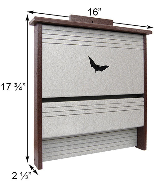 Bat House, The Twilight Tower | Pollinator Shelter in Cedar | Wing and Hive
