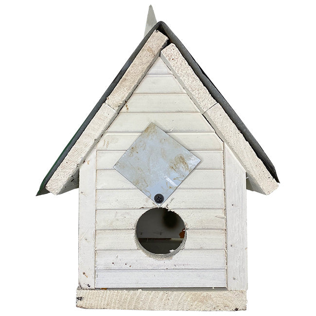 hole open Birdhouse for Smaller Birds - Church, Amish Made www.wingandhive.com