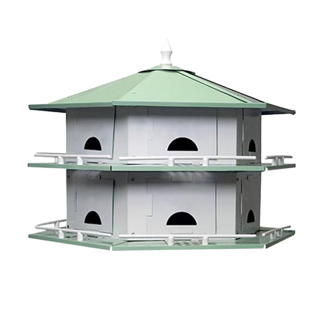 Purple Martin House, Violet Serenity Towers | Pollinator Shelter in Cedar | Wing and Hive