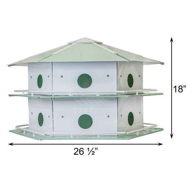 Martin Birdhouse, 12 Rooms, Two-Story