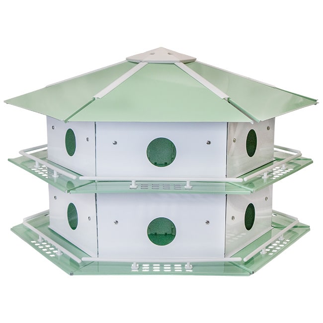 Purple Martin House, Martin Heights | Pollinator Shelter in Cedar | Wing and Hive