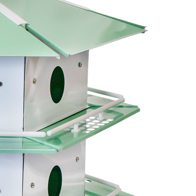 Purple Martin House, Martin Heights | Pollinator Shelter in Cedar | Wing and Hive