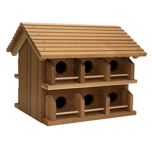 Cedar Purple Martin House, Round Entrance Holes