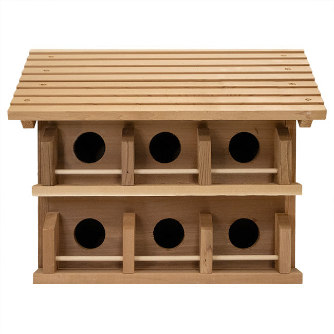 Cedar Purple Martin House, Round Entrance Holes