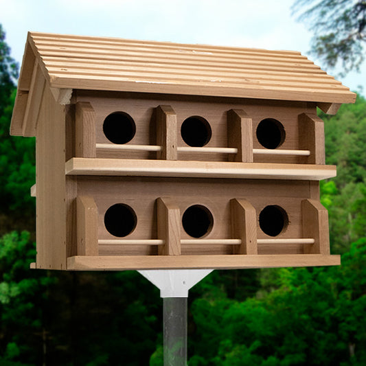 Cedar Purple Martin House, Round Entrance Holes