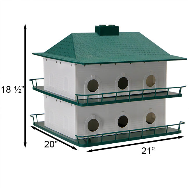 Purple Martin House, 12 Room, Heath Two-Story