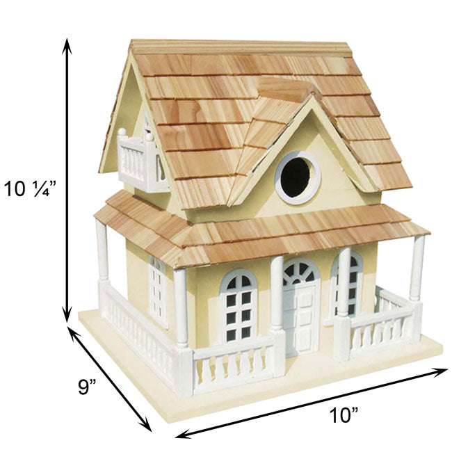 measurements for Birdhouse, Cape May Cottage www.wingandhive.com