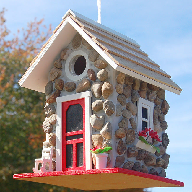 Birdhouse, Guest Cottage Stone www.wingandhive.com