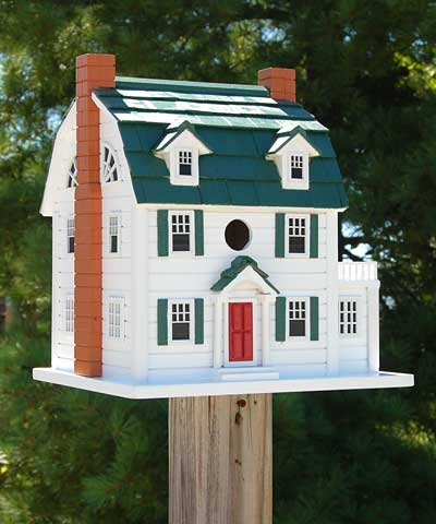 Birdhouse, Dutch Colonial www.wingandhive.com