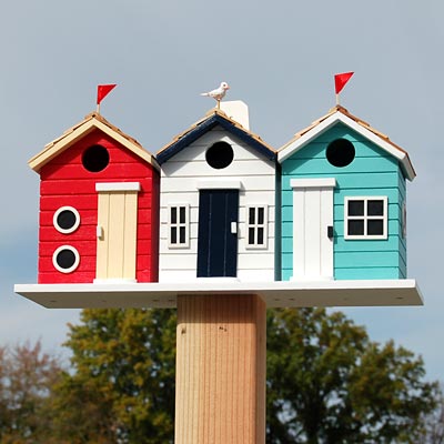 Birdhouse, The Brighton Beach Huts www.wingandhive.com