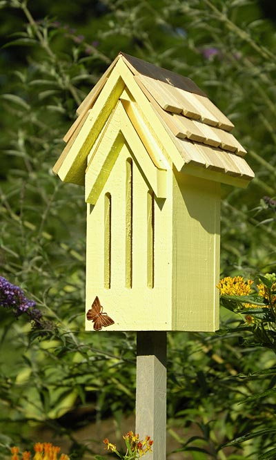 Butterfly House & Pole Set, The Yellow One