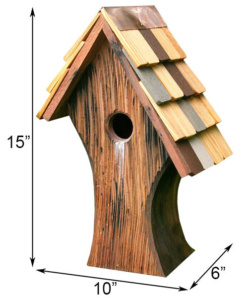 measurements for Birdhouse, Heartwood Nottingham www.wingandhive.com