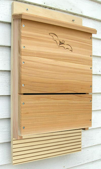Bat House, The Extra Large DIY Kit mounted on side of house