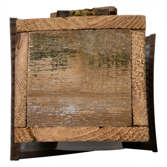 Birdhouse, The Kooky Chickadee Cottage | Pollinator Shelter in Cedar | Wing and Hive