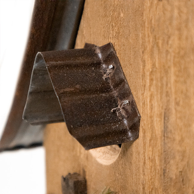 Birdhouse, The Kooky Chickadee Cottage | Pollinator Shelter in Cedar | Wing and Hive