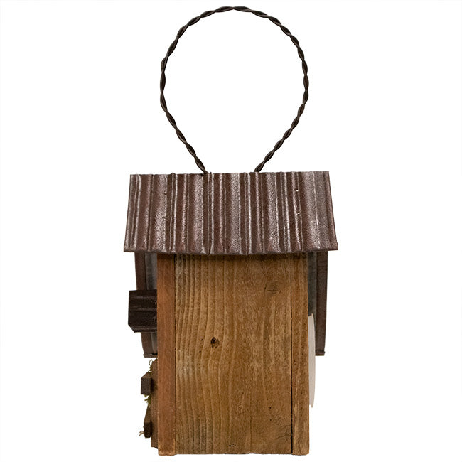 Birdhouse, The Kooky Chickadee Cottage | Pollinator Shelter in Cedar | Wing and Hive
